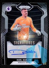 2021-22 Panini Prizm Premier League Signatures Karl Darlow #S-KDW Auto